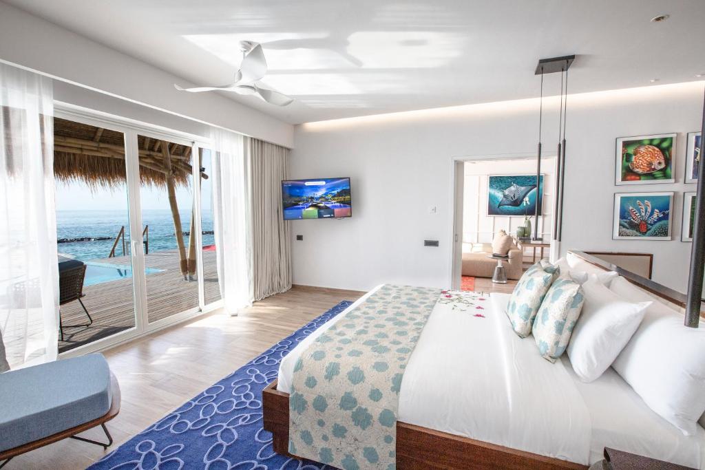 Suíte com vista panorâmica do mar